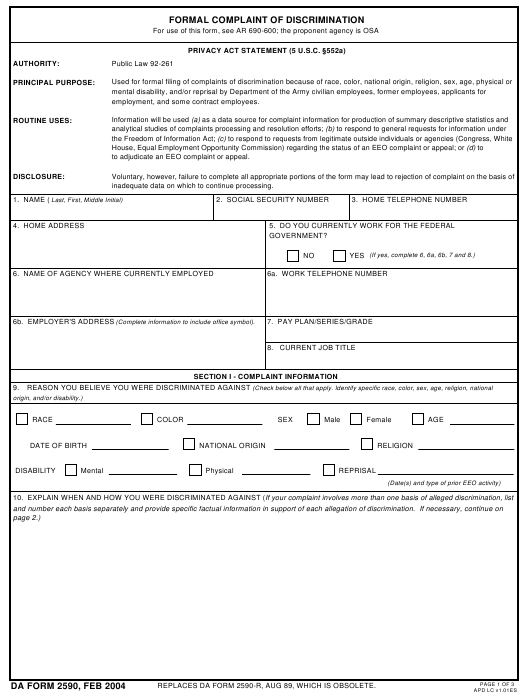 Download da 2590 Form