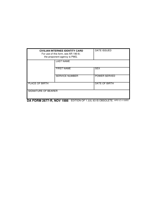 Download da 2677-R Form