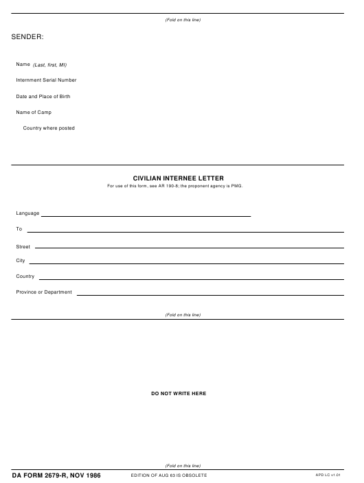 Download da 2679-R Form