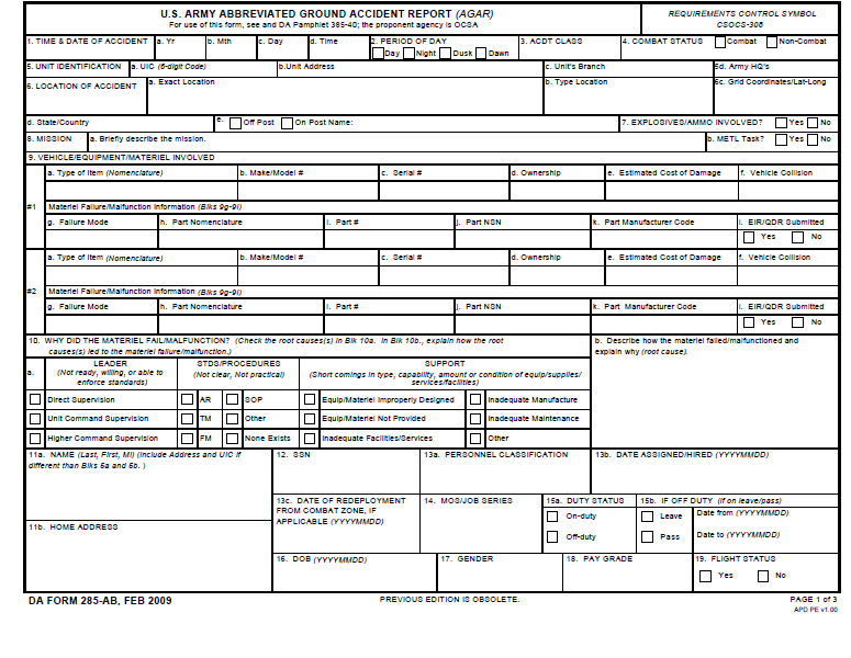 Download da 285-AB Form