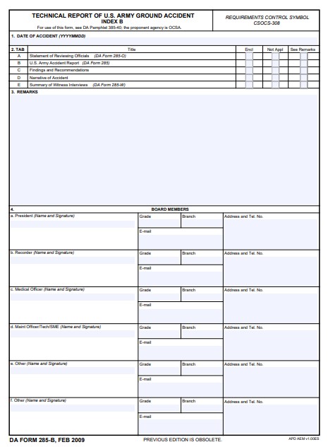 Download da 285-B Form