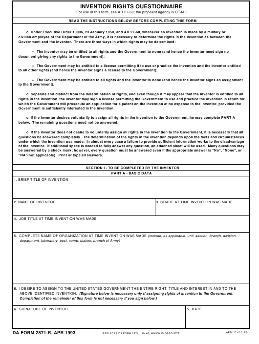 Download da 2871-R Form