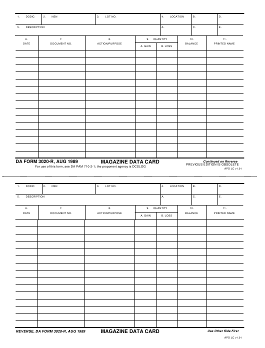 Download da 3020-R Form