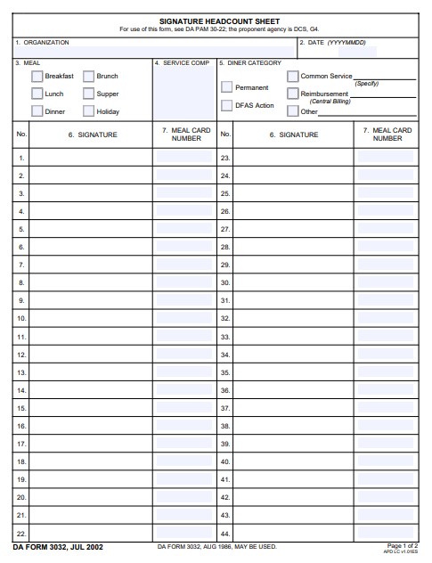 Download da 3032 Form