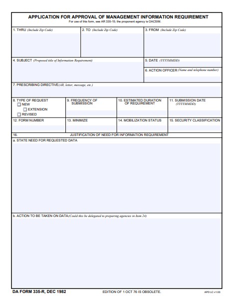 Download da 335-R Form