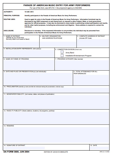 Download da 3680 Form