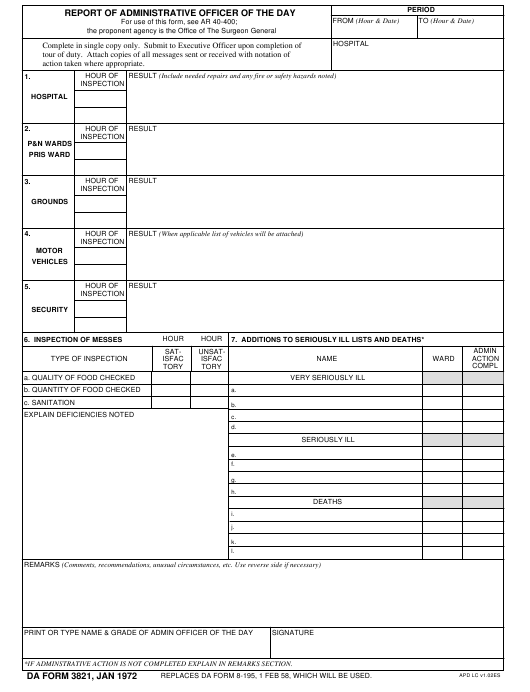 Download da 3821 Form