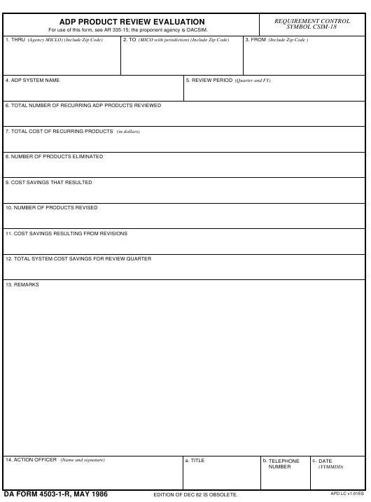 Download da 4503-1-R Form