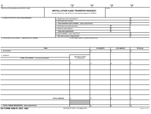 Download da 4598-R Form