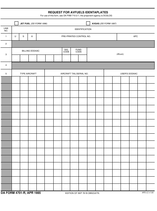 Download da 4701-R Form