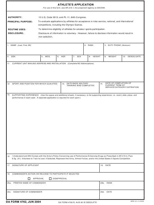 Download da 4762 Form