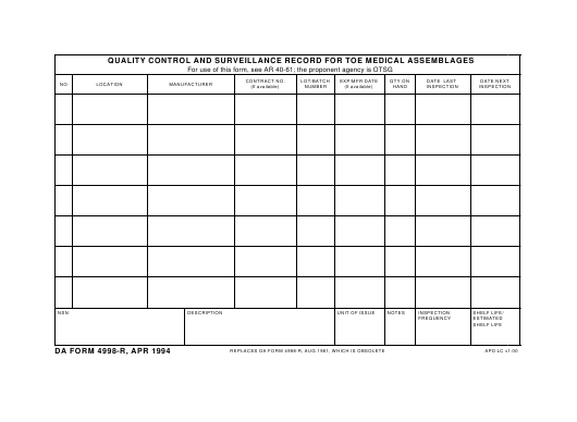 Download da 4998-R Form