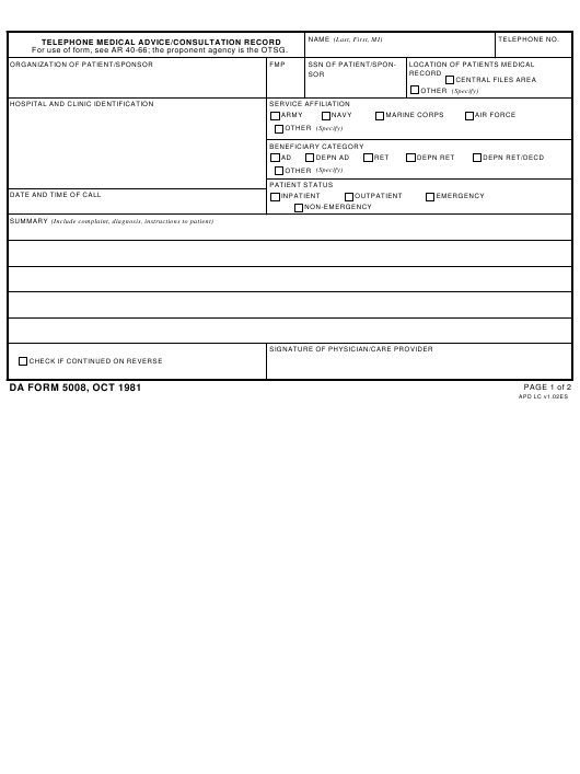 Download da 5008 Form