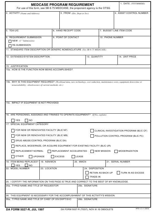 Download da 5027-R Form