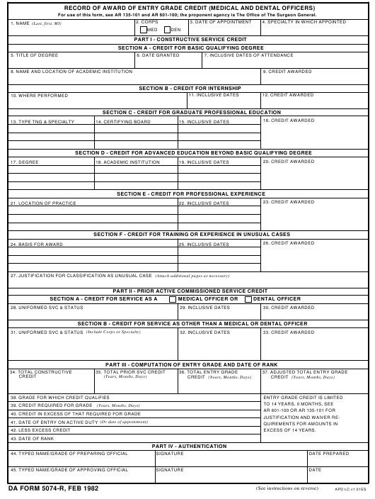 Download da 5074-R Form