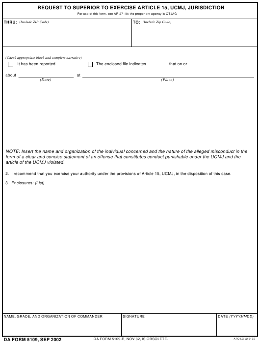 Download da 5109 Form