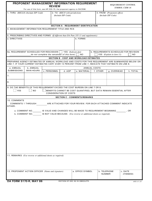 Download da 5170-R Form