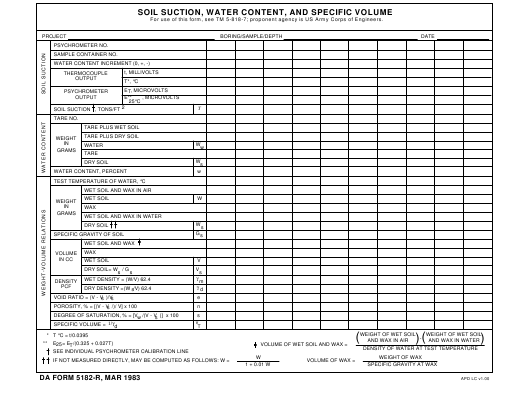 Download da 5182-R Form