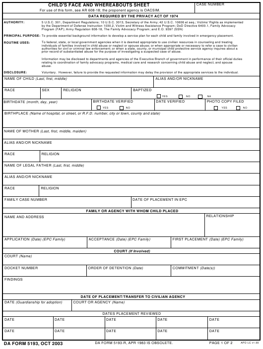 Download da 5193 Form