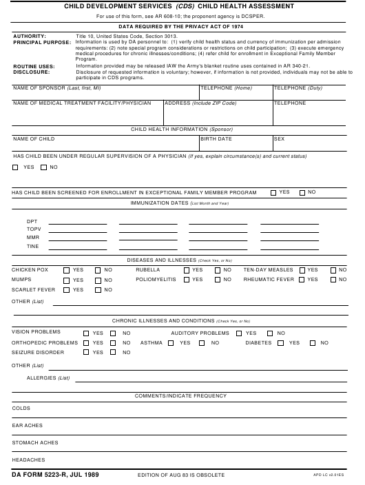 Download da 5223-R Form