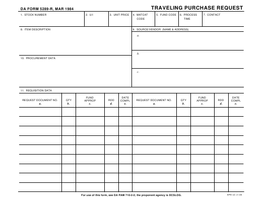 Download da 5289-R Form