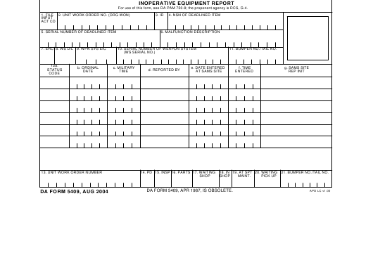 Download da 5409 Form