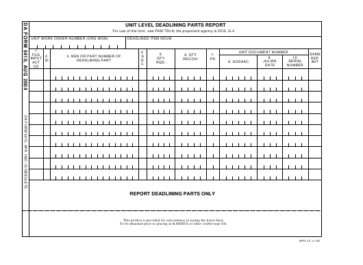 Download da 5410 Form