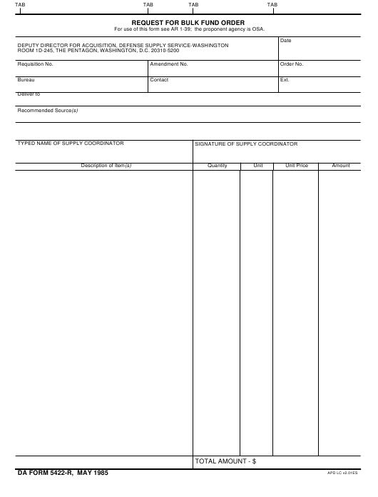 Download da 5422-R Form