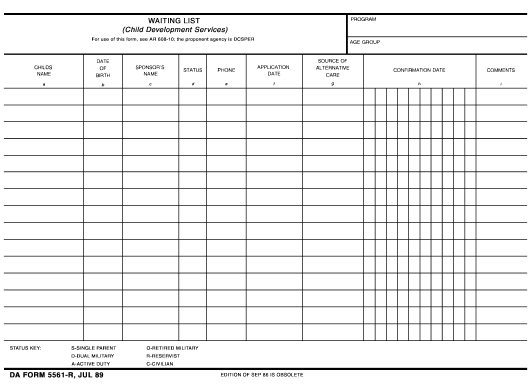 Download da 5561-R Form