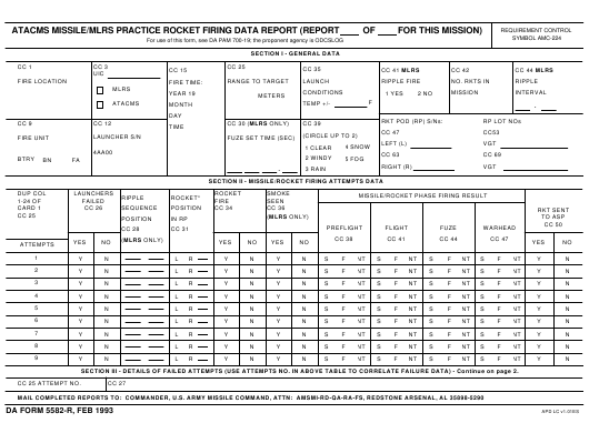 Download da 5582-R Form