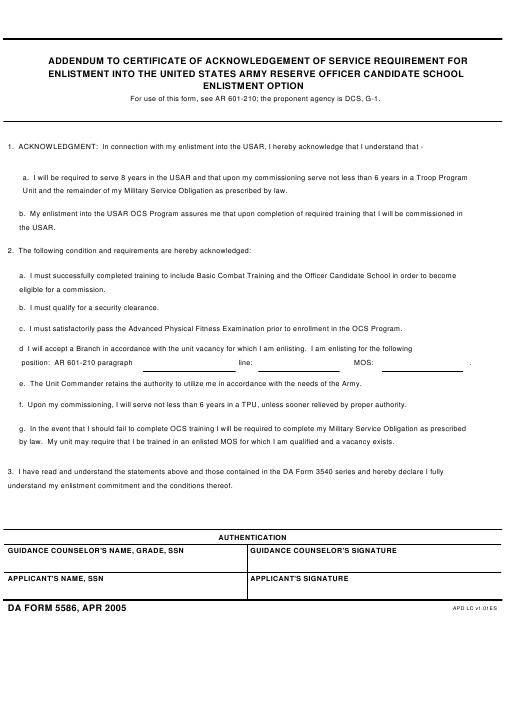 Download da 5586 Form