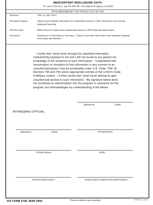 Download da 5750 Form