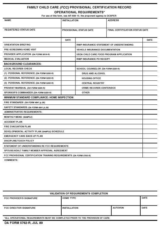 Download da 5762-R Form