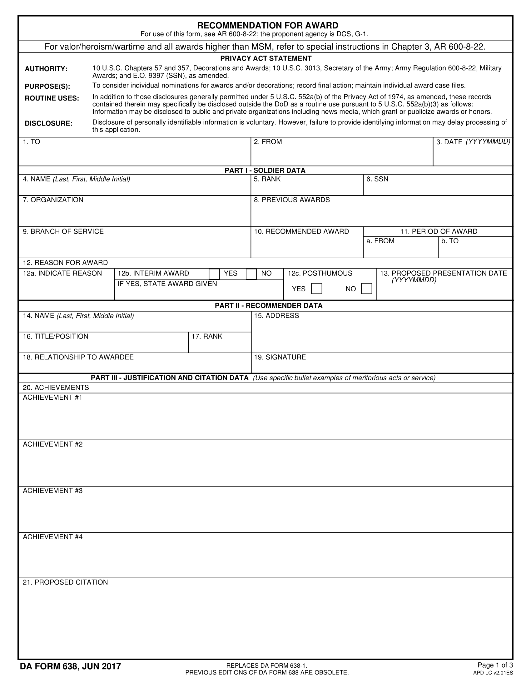 Download da 638 Form