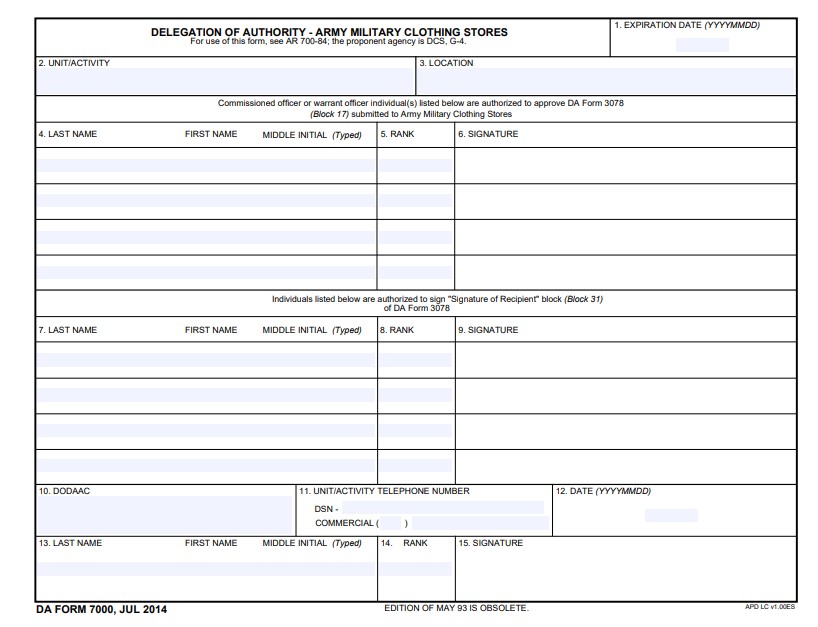 Download da 7000 Form