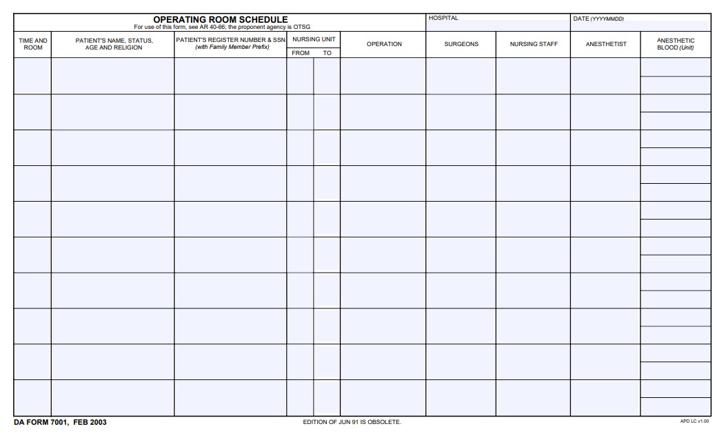 Download da 7001 Form