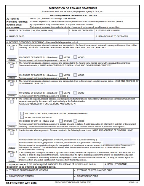 Download da 7302 Form