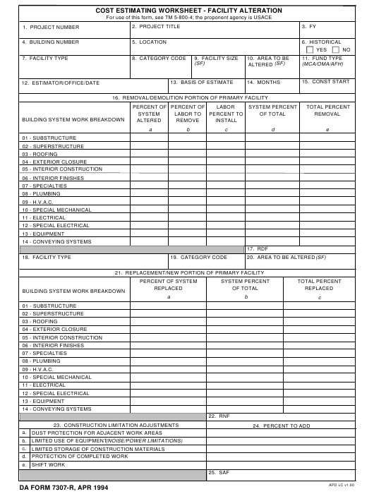 Download da 7307-R Form