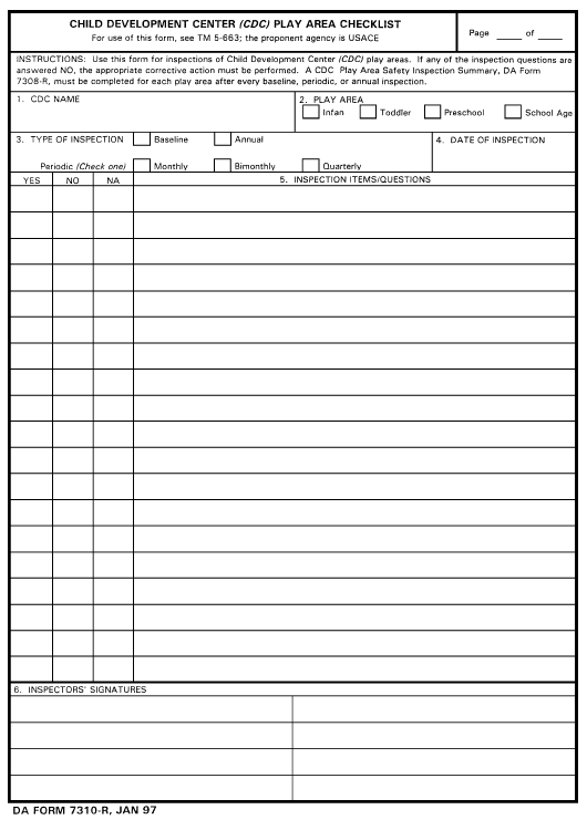 Download da 7310-R Form