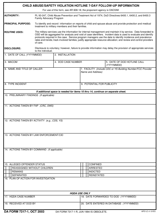 Download da 7317-1 Form