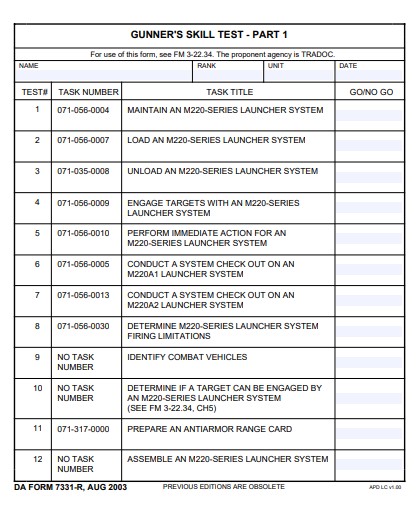 Download da 7331-R Form