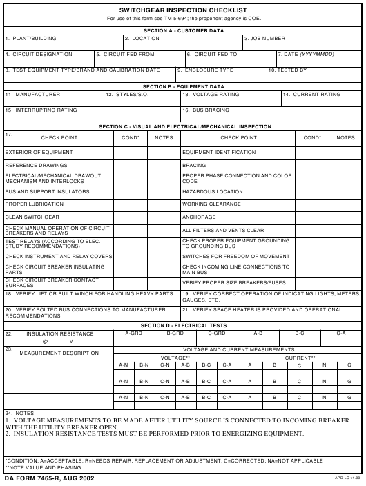 Download da 7465-R Form