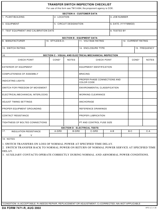 Download da 7471-R Form