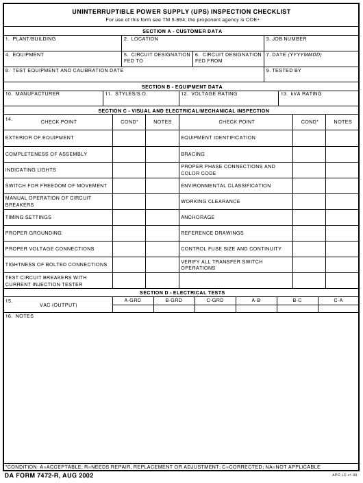 Download da 7472-R Form