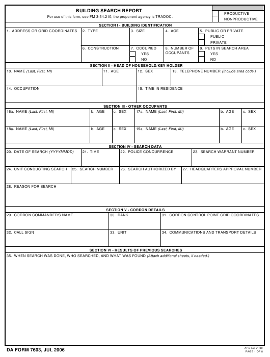 Download da 7603 Form