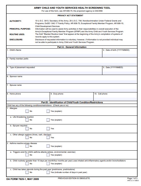 Download da 7625-1 Form