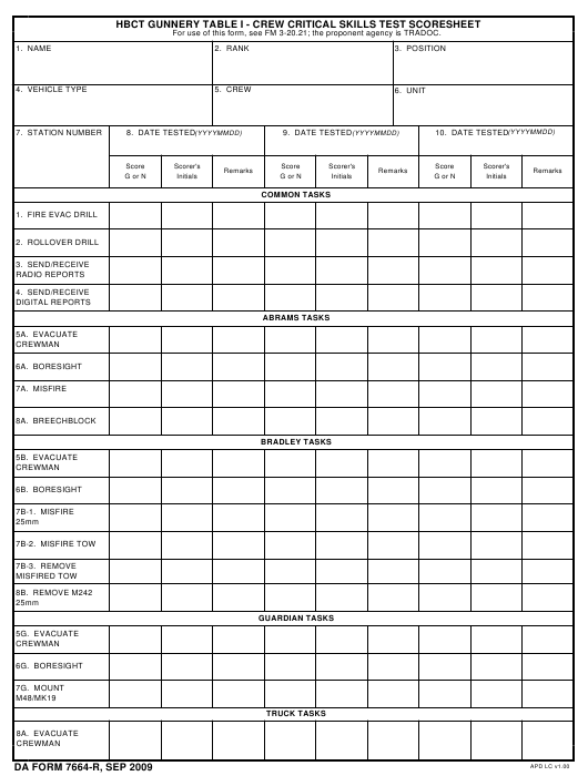 Download da 7664-R Form