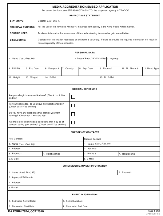 Download da 7674 Form