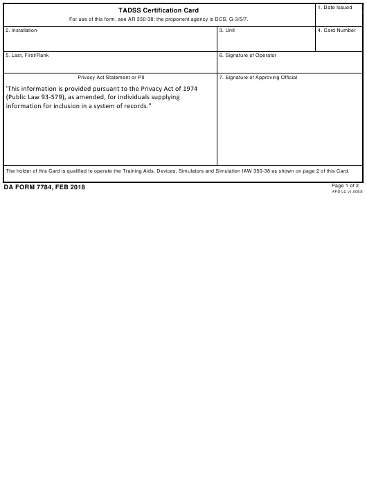 Download da 7784 Form