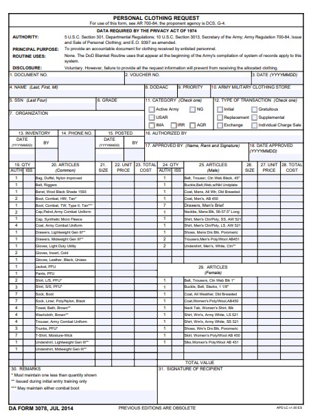 Download da 3078 Form